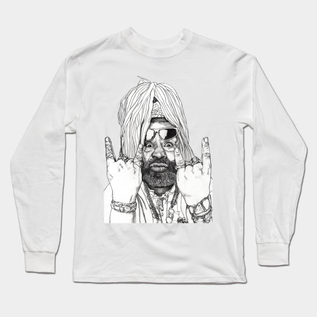 George Clinton Long Sleeve T-Shirt by paulnelsonesch